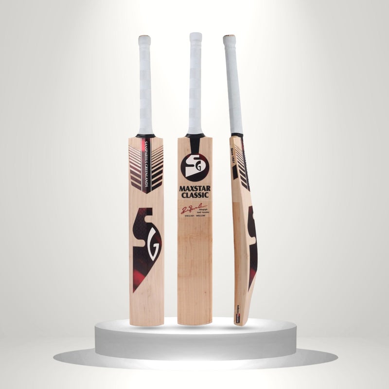 SG Maxstar Classic English Willow Cricket Bat- Sz 6 - Image 1